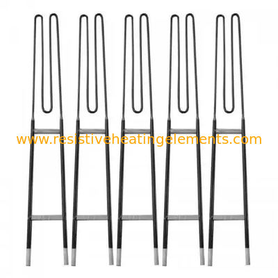 เครื่องทําความร้อนซิลิคอนโมลิบเดนัม MoSi2 ความร้อนสูง 1800 องศา