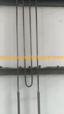 ธาตุ MoSi2 อุณหภูมิสูง 100mm-1000mm Moly Disilicide Heating Element