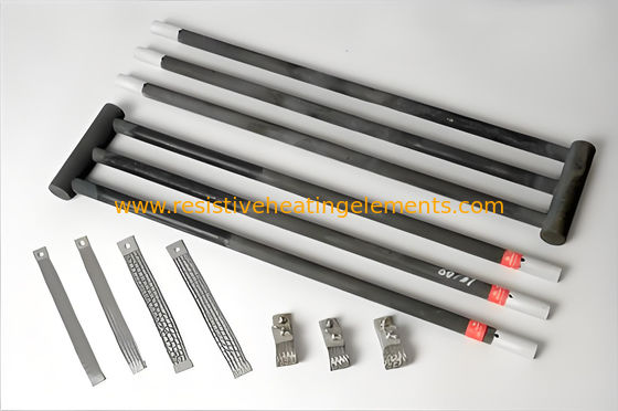 ธาตุ SiC อุณหภูมิสูง 1400C Silicon Carbide Heating Rod