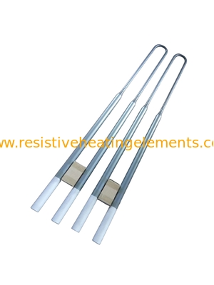 อุปกรณ์ทําความร้อน MoSi2 ประเภท U อุปกรณ์ทําความร้อนเตาไฟฟ้า